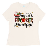 Bone santa's favorite principal Ladies Tee - AdoDesignShop