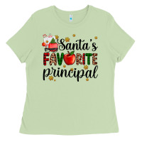 Matcha santa's favorite principal Ladies Tee - AdoDesignShop