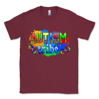 Burgundy autısm tribe Classic Tee - AdoDesignShop