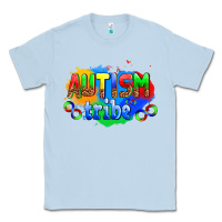Dusty Blue autısm tribe Classic Tee - AdoDesignShop