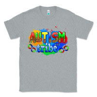 Heather Grey autısm tribe Classic Tee - AdoDesignShop