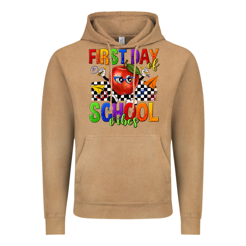 First Day Of School Vibes Vintage Hoodie by texasbilliewilder | Teevron