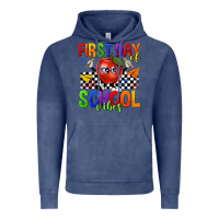 Vintage Denim first day of school vibes Vintage Hoodie - texasbilliewilder
