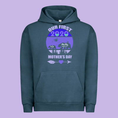 Our First Baby Mama Mother S Day Urban Hoodie Designed By Bettercallsaul