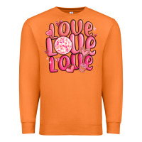 Carrot love love love valentines day Premium Sweatshirt - MaliasSmallBusiness
