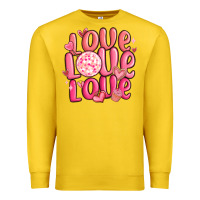 Lemon love love love valentines day Premium Sweatshirt - MaliasSmallBusiness