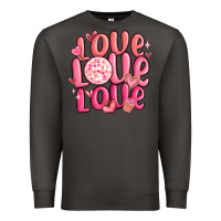 Love Love Love Valentines Day Premium Sweatshirt | Teevron