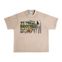 French Oak will trade brother for candy Urban Heavy Tee - CowhideDigitalArt