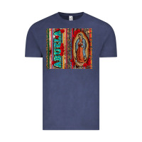 Vintage Denim abuela serape leopard tumbler 3 Vintage Tee - CTS Tumbler Store