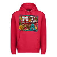 Cardinal western leopard mema Premium Hoodie - LillyAllenDesigns
