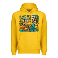 Lemon western leopard mema Premium Hoodie - LillyAllenDesigns