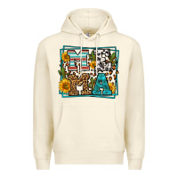 Sandshell western leopard mema Premium Hoodie - LillyAllenDesigns