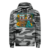 Slate Camo western leopard mema Premium Hoodie - LillyAllenDesigns