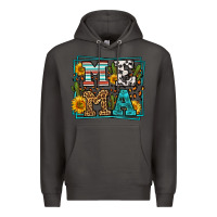 Smoke western leopard mema Premium Hoodie - LillyAllenDesigns