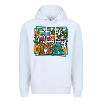 White western leopard mema Premium Hoodie - LillyAllenDesigns