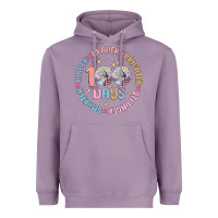 Lavender 100 days of school Heavyweight Hoodie - MaliasSmallBusiness