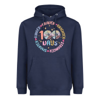 Navy 100 days of school Heavyweight Hoodie - MaliasSmallBusiness