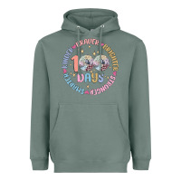 Sage 100 days of school Heavyweight Hoodie - MaliasSmallBusiness