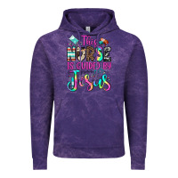 Cloud Purple this nurse is guided by jesus Vintage Hoodie - JahusDesignShop