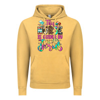 Vintage Mustard this nurse is guided by jesus Vintage Hoodie - JahusDesignShop