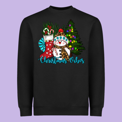 Christmas Vibes Heavyweight Sweatshirt Designed By Ranaportraitstore
