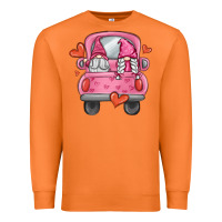 Carrot valentines day gnome truck Premium Sweatshirt - MaliasSmallBusiness