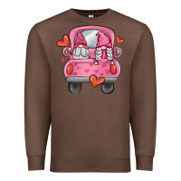 Chestnut valentines day gnome truck Premium Sweatshirt - MaliasSmallBusiness