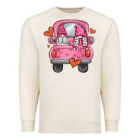 Sandshell valentines day gnome truck Premium Sweatshirt - MaliasSmallBusiness