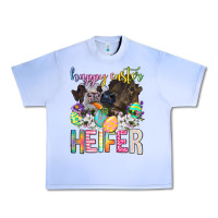 Grape Ice happy easter heifer Urban Heavy Tee - Neo Western