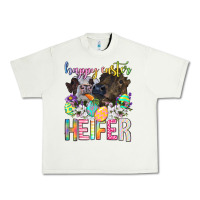 Pistachio happy easter heifer Urban Heavy Tee - Neo Western