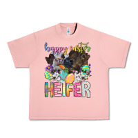 Salmon happy easter heifer Urban Heavy Tee - Neo Western
