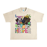 Happy Easter Heifer Urban Heavy Tee | Teevron
