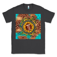 Smoke football leopard turquoise sunflower seamless pattern Classic Tee - JahusDesignShop