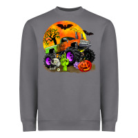 Storm halloween monster truck Heavyweight Sweatshirt - Zillion Design Studio