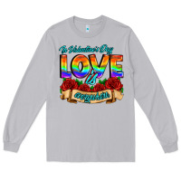 Moon Dust in valentines day love is everywhere Long Sleeve Tee - AdoDesignShop