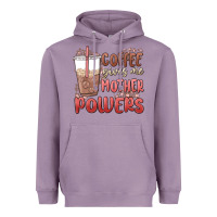 Lavender coffee gives me mother powers Heavyweight Hoodie - MaliasSmallBusiness