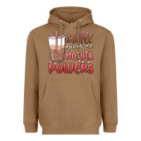 Toasted Coconut coffee gives me mother powers Heavyweight Hoodie - MaliasSmallBusiness
