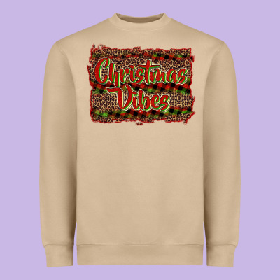 Christmas Vibes Heavyweight Sweatshirt Designed By Ranaportraitstore