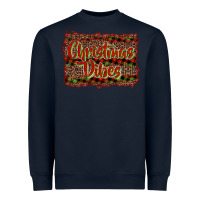 Navy Christmas vibes Heavyweight Sweatshirt - RanaPortraitStore