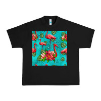 Flamingo Seamless Pattern Urban Heavy Tee | Teevron