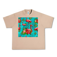 Burro flamingo seamless pattern Urban Heavy Tee - HRA Design Shop