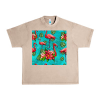 French Oak flamingo seamless pattern Urban Heavy Tee - HRA Design Shop