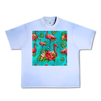 Grape Ice flamingo seamless pattern Urban Heavy Tee - HRA Design Shop
