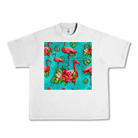 Lunar Rock flamingo seamless pattern Urban Heavy Tee - HRA Design Shop