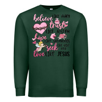 Sports Green christian valentines Premium Sweatshirt - MaliasSmallBusiness