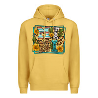 Antique Gold western leopard mini Premium Hoodie - LillyAllenDesigns
