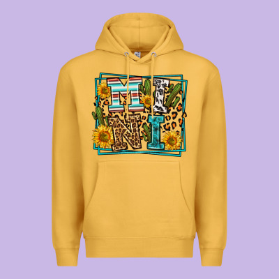 Western Leopard Mini Premium Hoodie Designed By Lillyallendesigns