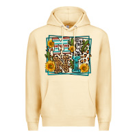 Pina Colada western leopard mini Premium Hoodie - LillyAllenDesigns