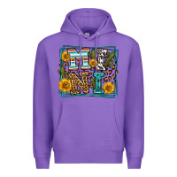 Purple western leopard mini Premium Hoodie - LillyAllenDesigns