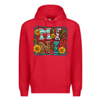 Red western leopard mini Premium Hoodie - LillyAllenDesigns
